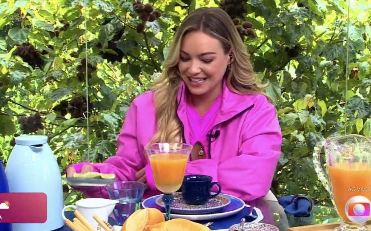 Bárbara participa do 'Mais Você' - Reprodução