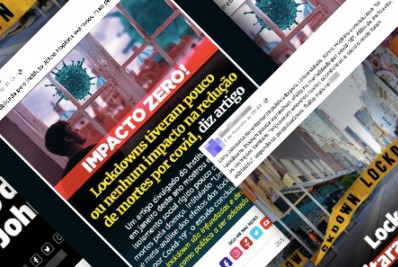 Artigo que condena lockdowns não é da Universidade Johns Hopkins