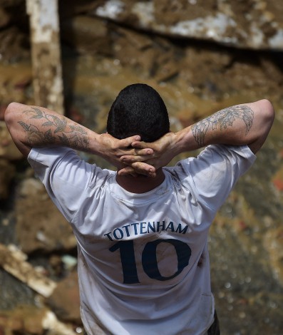 Chuva forte na cidade de Petrópolis, Região Serrana do Rio, deixa dezenas de pessoas mortas e centenas desabrigadas - AFP