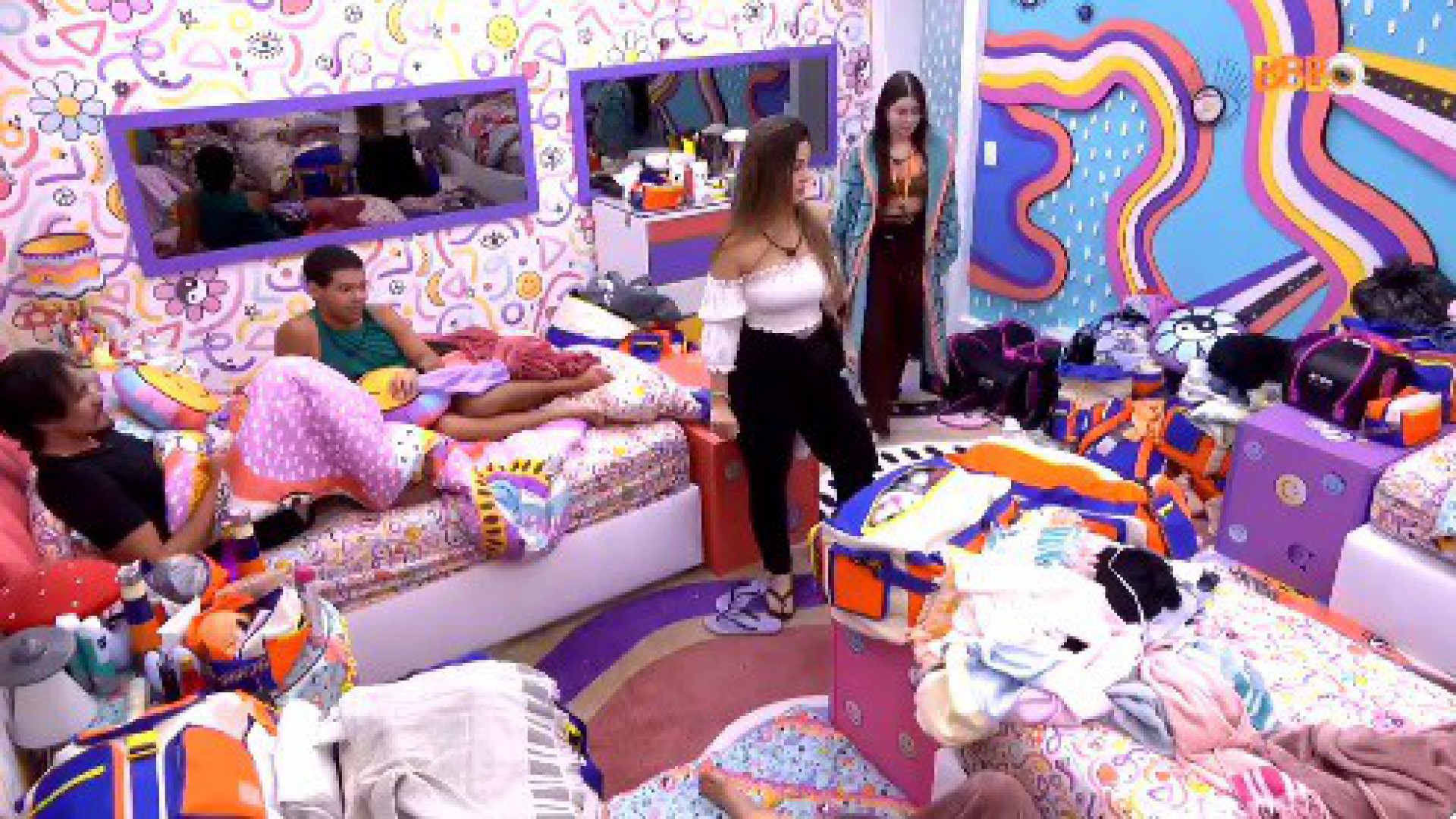 Laís no quarto lollipop - Reprodução/Globoplay