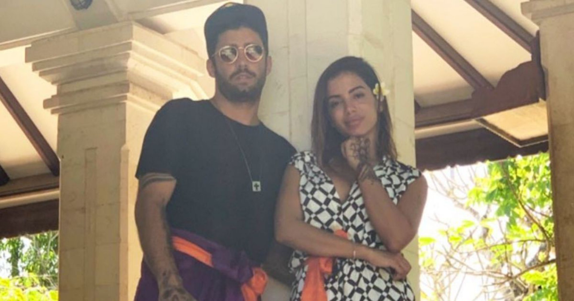 Anitta e Pedro Scooby na época em que namoravam - Reprodução Internet
