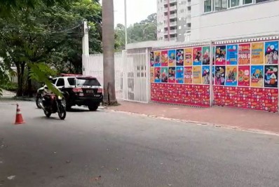Pai de aluno é baleado durante arrastão em porta de escola