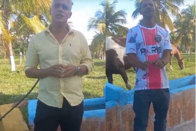 Médico que gravou homem negro acorrentado diz que foi 'zoeira'