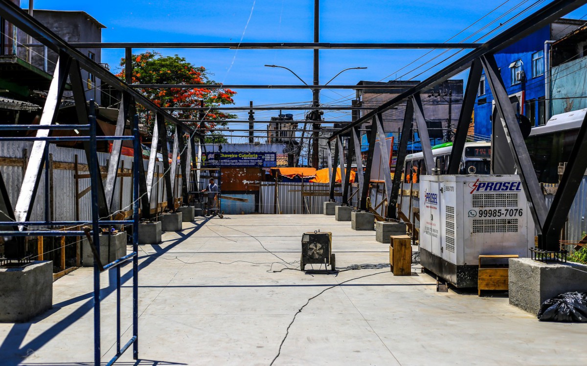 O Mercado Popular de Belford Roxo ter&aacute; 107 barracas e banheiros masculino e feminino