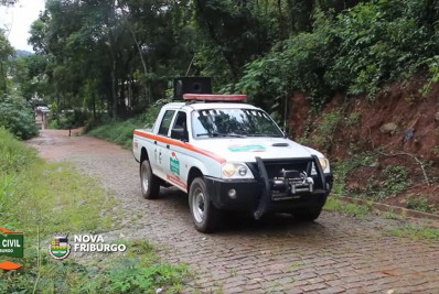 Com previsão de chuva forte para hoje, Nova Friburgo continua em Estágio de Atenção