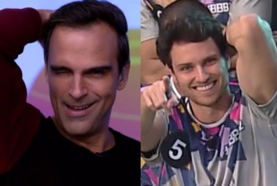 Vídeo! Tadeu Schmidt imita a 'piscadinha' de Lucas, do 'BBB 22', e conquista a web