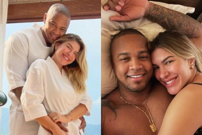 Léo Santana e Lore Improta comemoram um ano de casados com viagem romântica