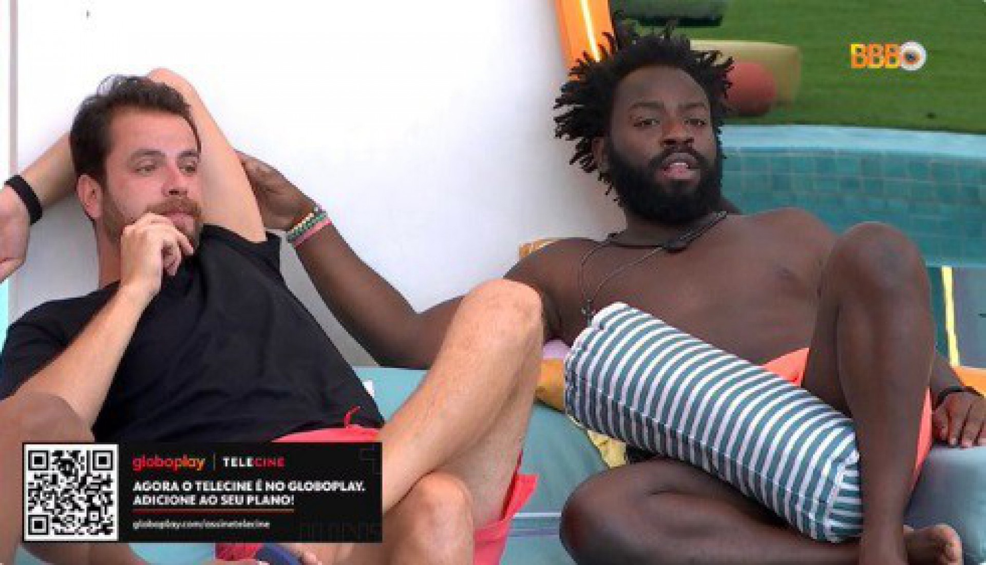 Gustavo e Douglas Silva - Reprodução/Globoplay