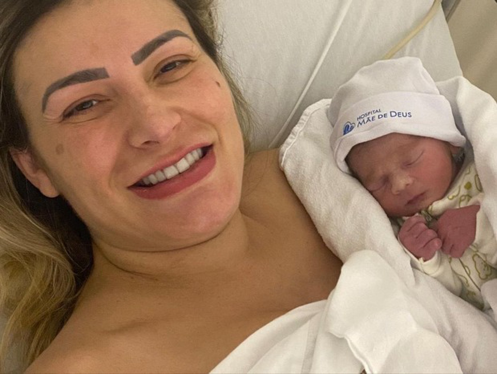 Andressa Urach deu á luz ao segundo filho  - Reprodução/Instagram