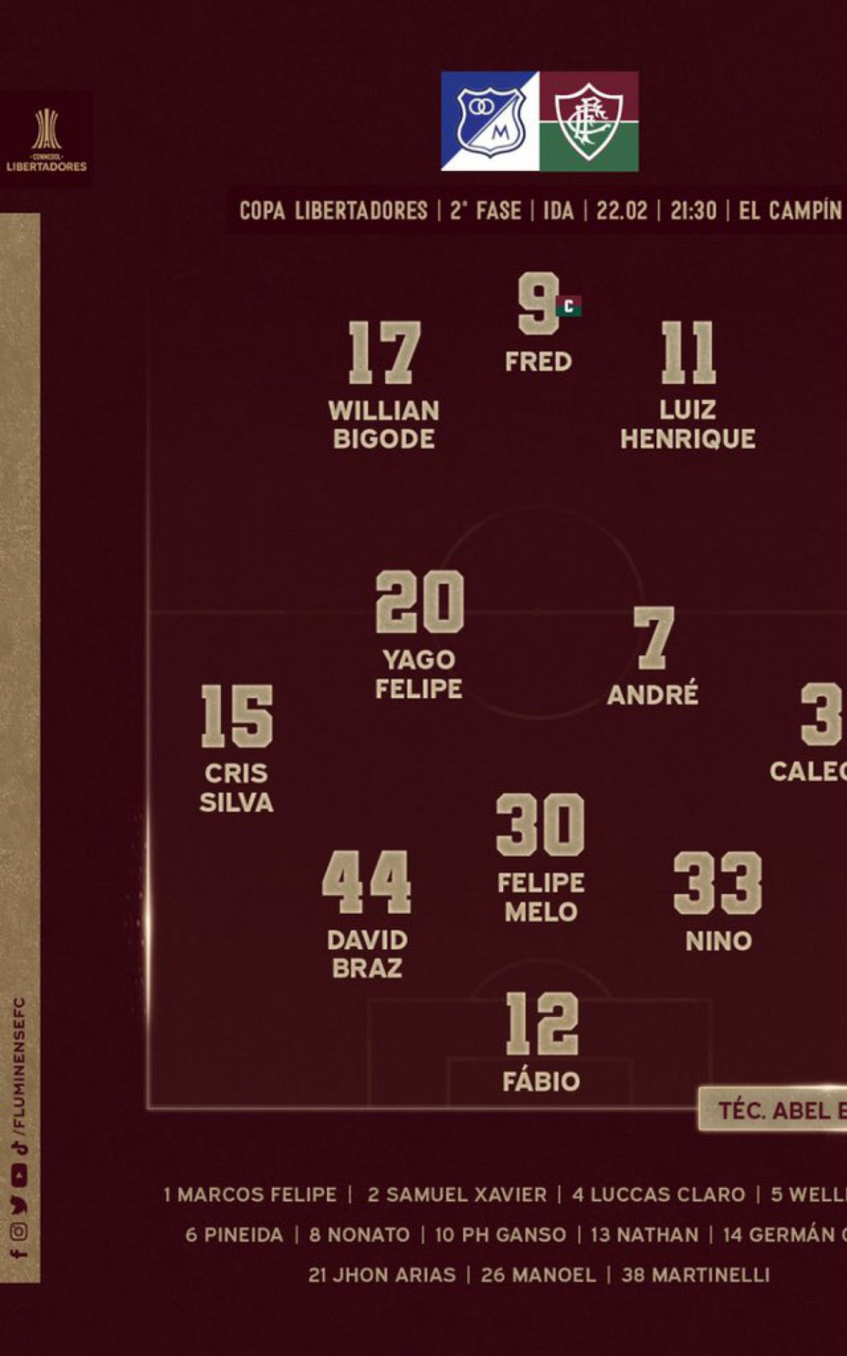 Escala&ccedil;&atilde;o do Fluminense