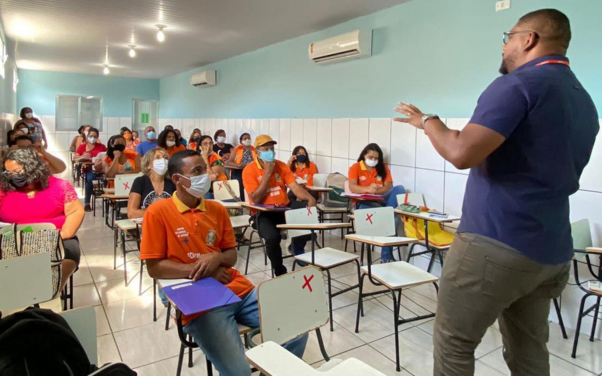 Wagner Matheus destacou a import&acirc;ncia da sa&uacute;de do trabalhador dentro do processo de atividade  dos ACSs