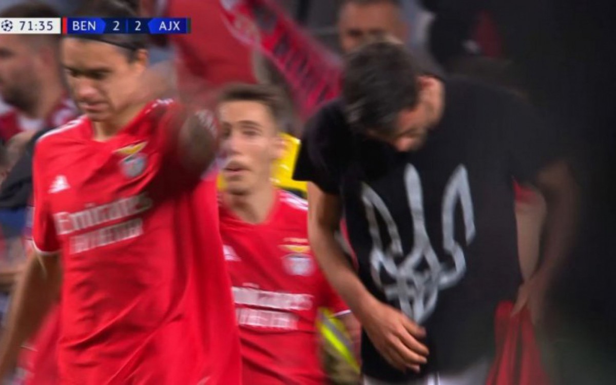 Yaremchuk comemorou gol do Benfica com homenagem ao ex&eacute;rcito ucraniano
