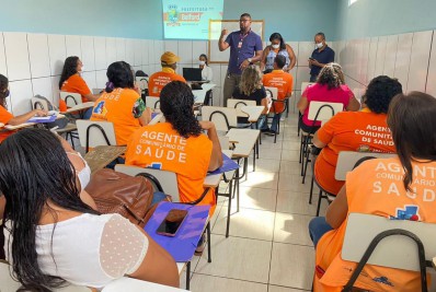 Agentes comunitários de saúde de Belford Roxo participam de curso sobre proteção e prevenção