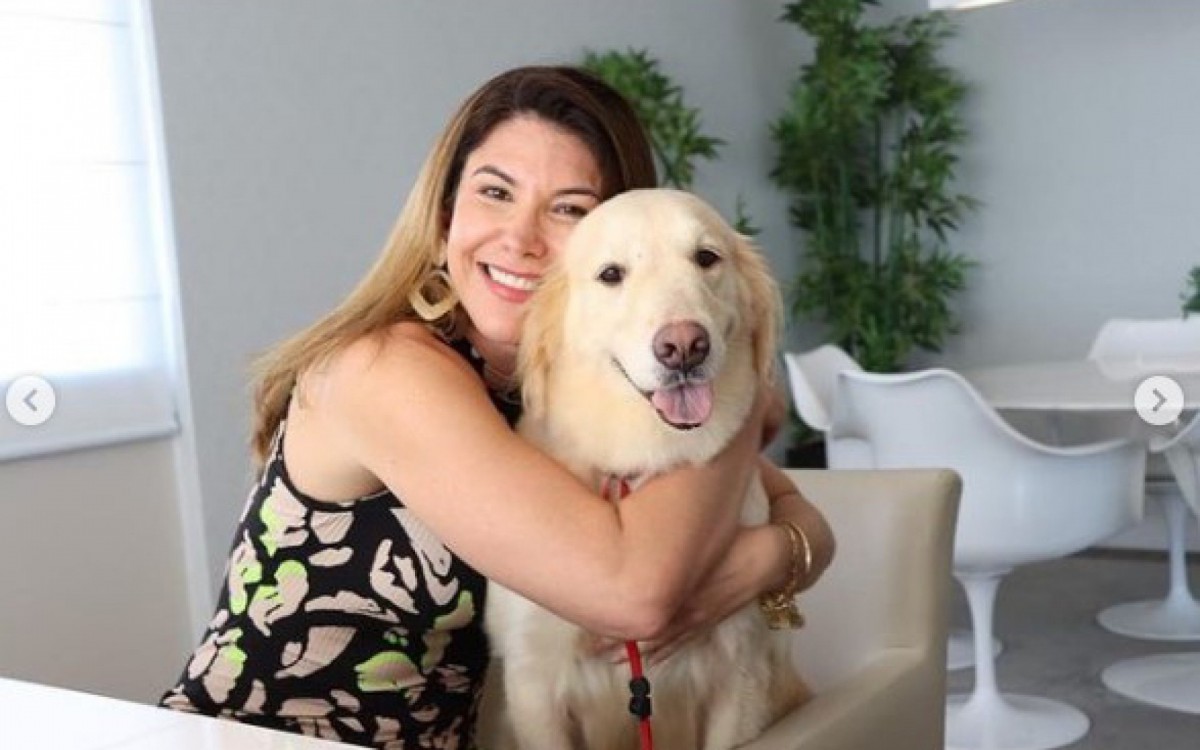 Manoela n&atilde;o resistiu a tanta fofura 