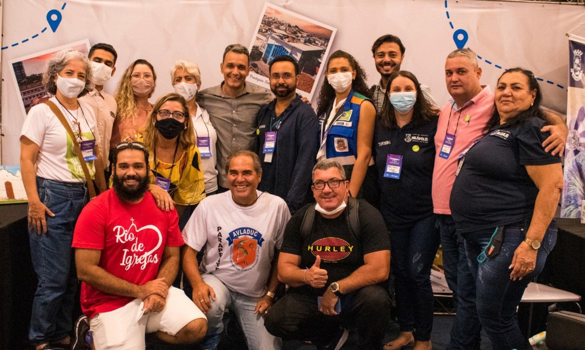 Secretário Brno Nunes com representantes das Secretarias de Cultura de São João de Meriti, Nilópolis e Mesquita - Divulgação