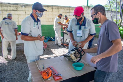 Porto Real inicia curso de operação e manutenção de motosserra