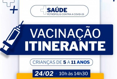 Vacinação itinerante de crianças acontece nesta quinta-feira em Jardim Salvador e Rocio