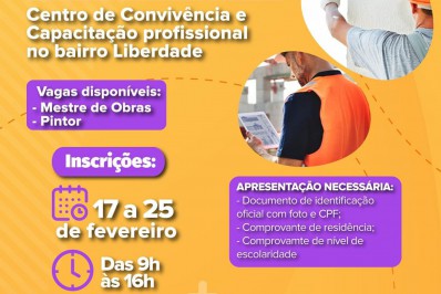 Cursos gratuitos de qualificação profissional continuam com inscrições abertas