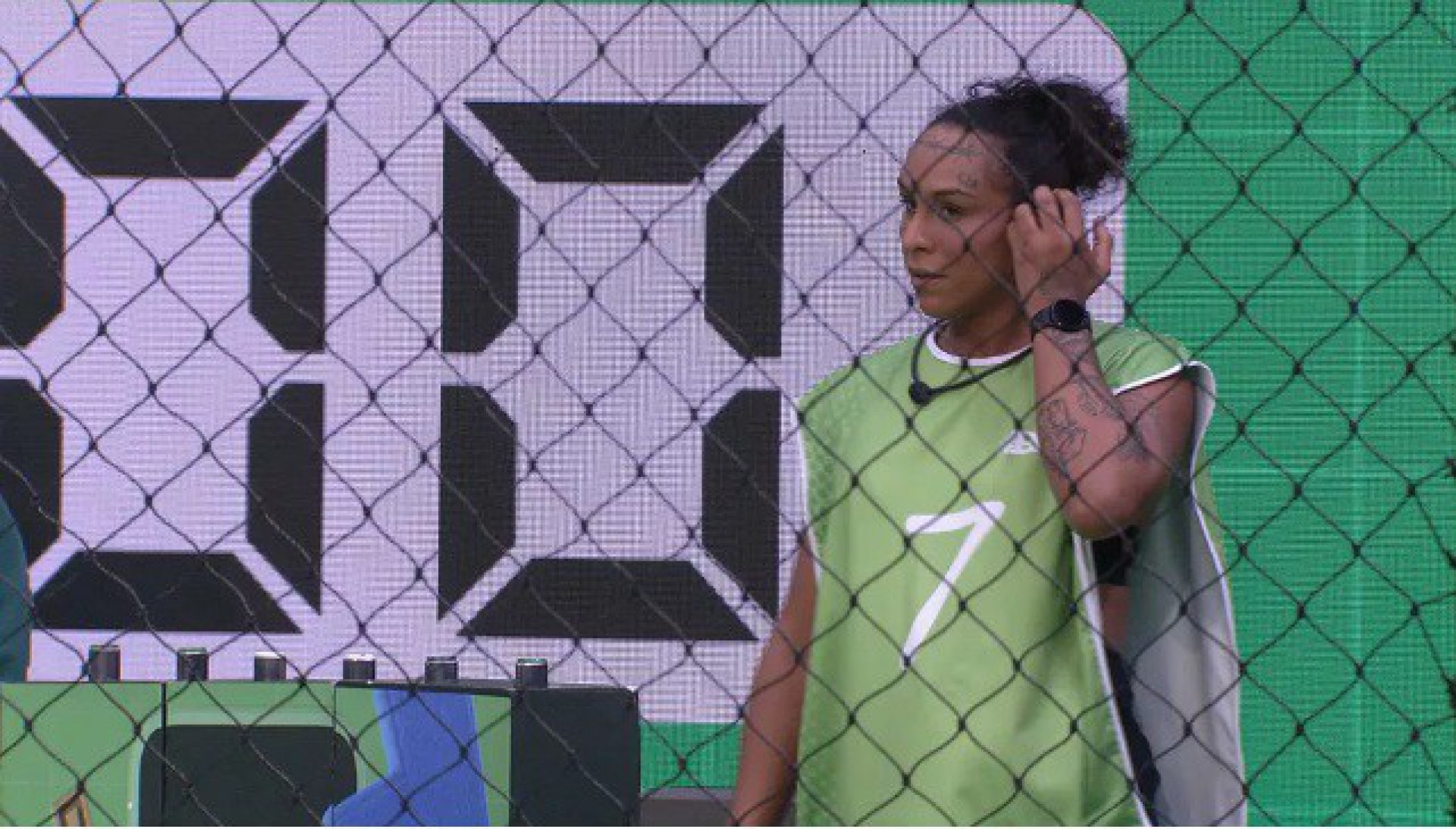 Linn na prova do líder  - Reprodução/Globoplay