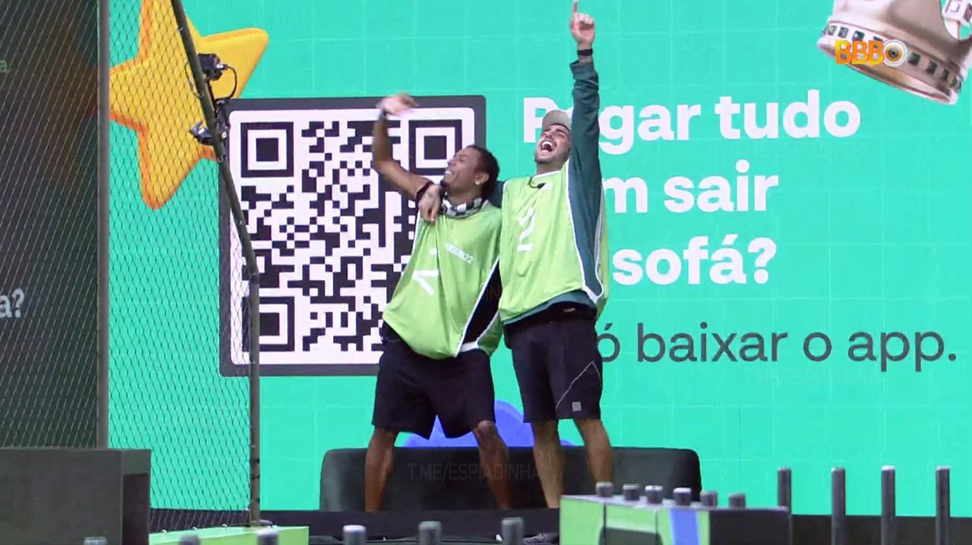 Paulo André e Pedro Scooby - Reprodução/Globoplay