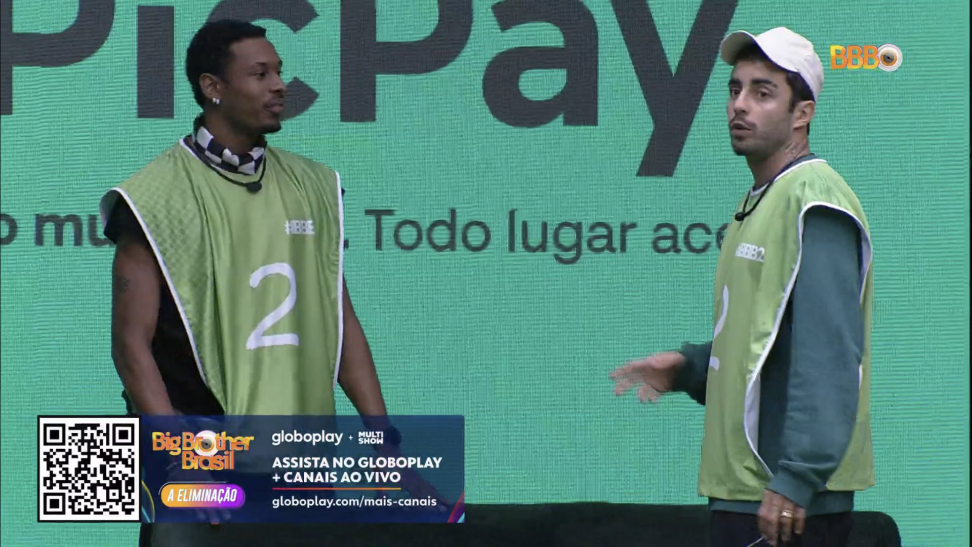 Paulo André e Pedro Scooby - Reprodução/Globo