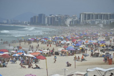 Temperaturas ficam altas no Rio durante o Carnaval
