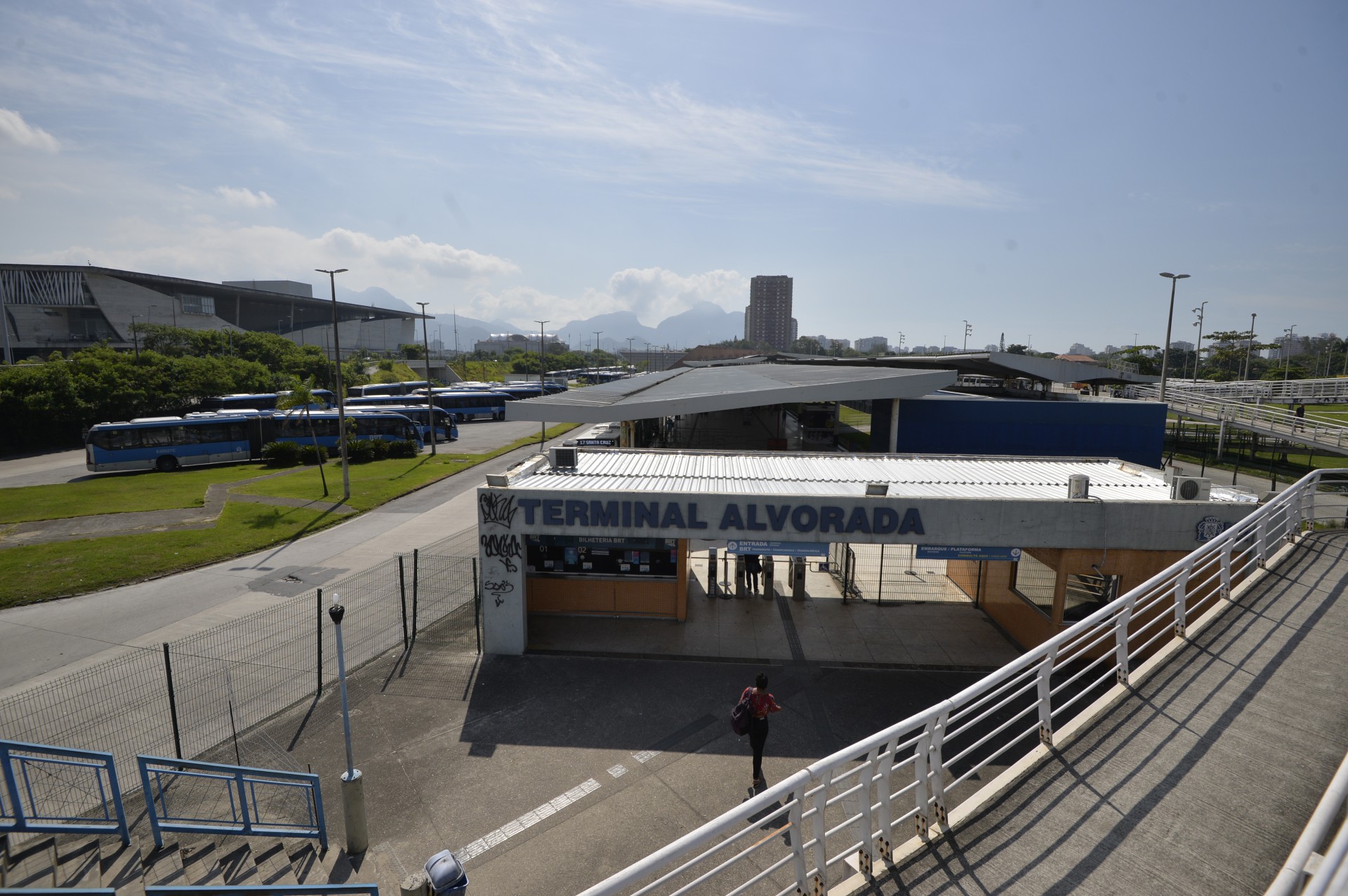 Terminal Alvorada na Barra da Tijuca, Zona Oeste da cidade - Fabio Costa