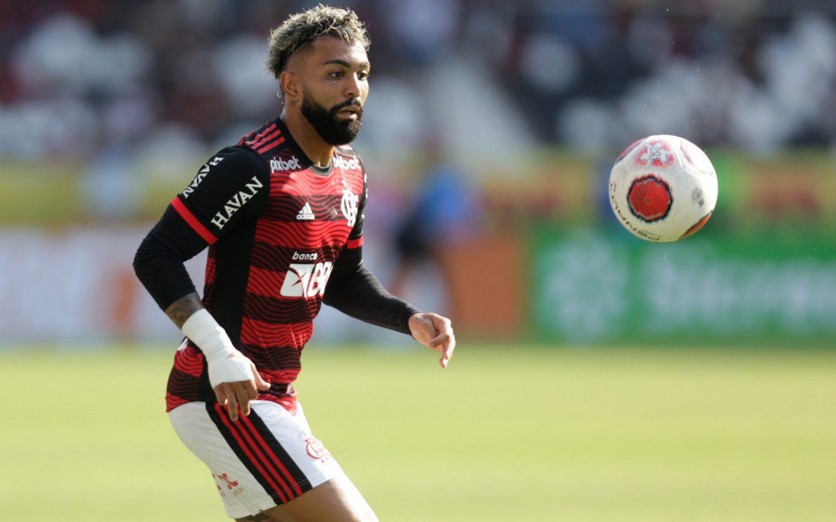 Flamengo x Resende - Gabigol Campeonato Carioca - Nilton Santos - 27-02-2022-19 -  Gilvan de Souza/Flamengo