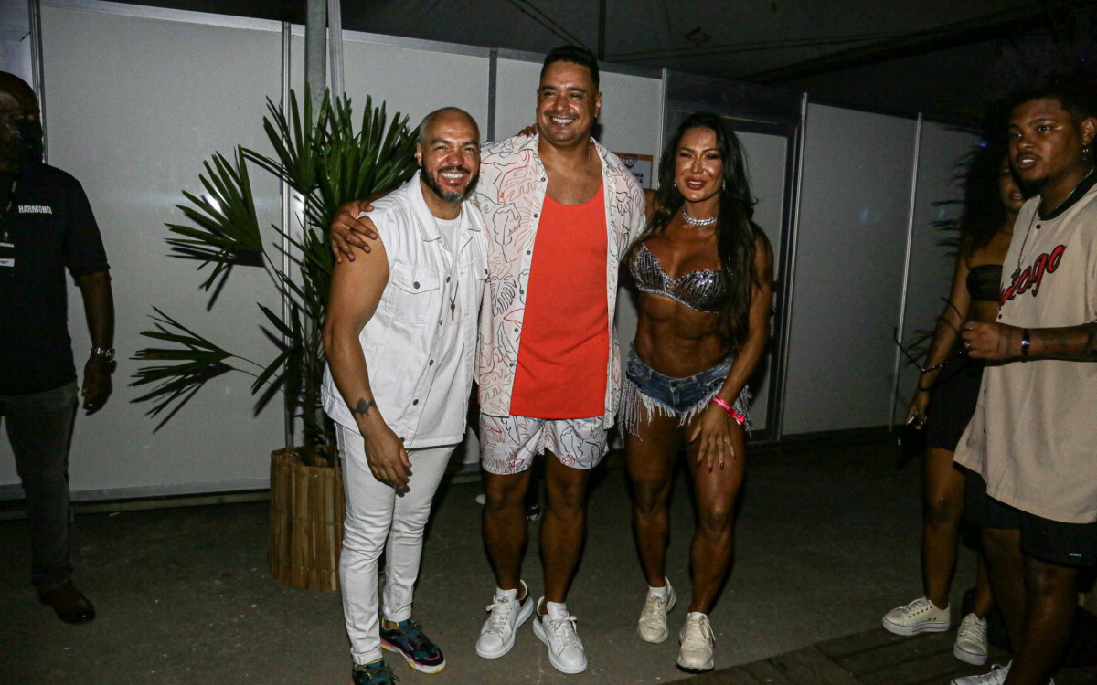 Belo, Xanddy e Gracyanne Barbosa