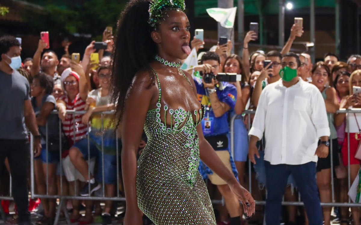 Iza na abertura do Rio Carnaval