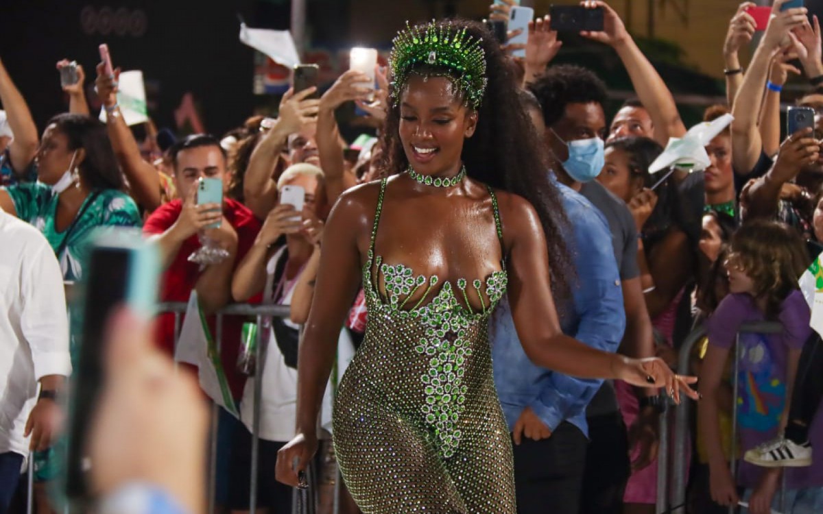 Iza na abertura do Rio Carnaval