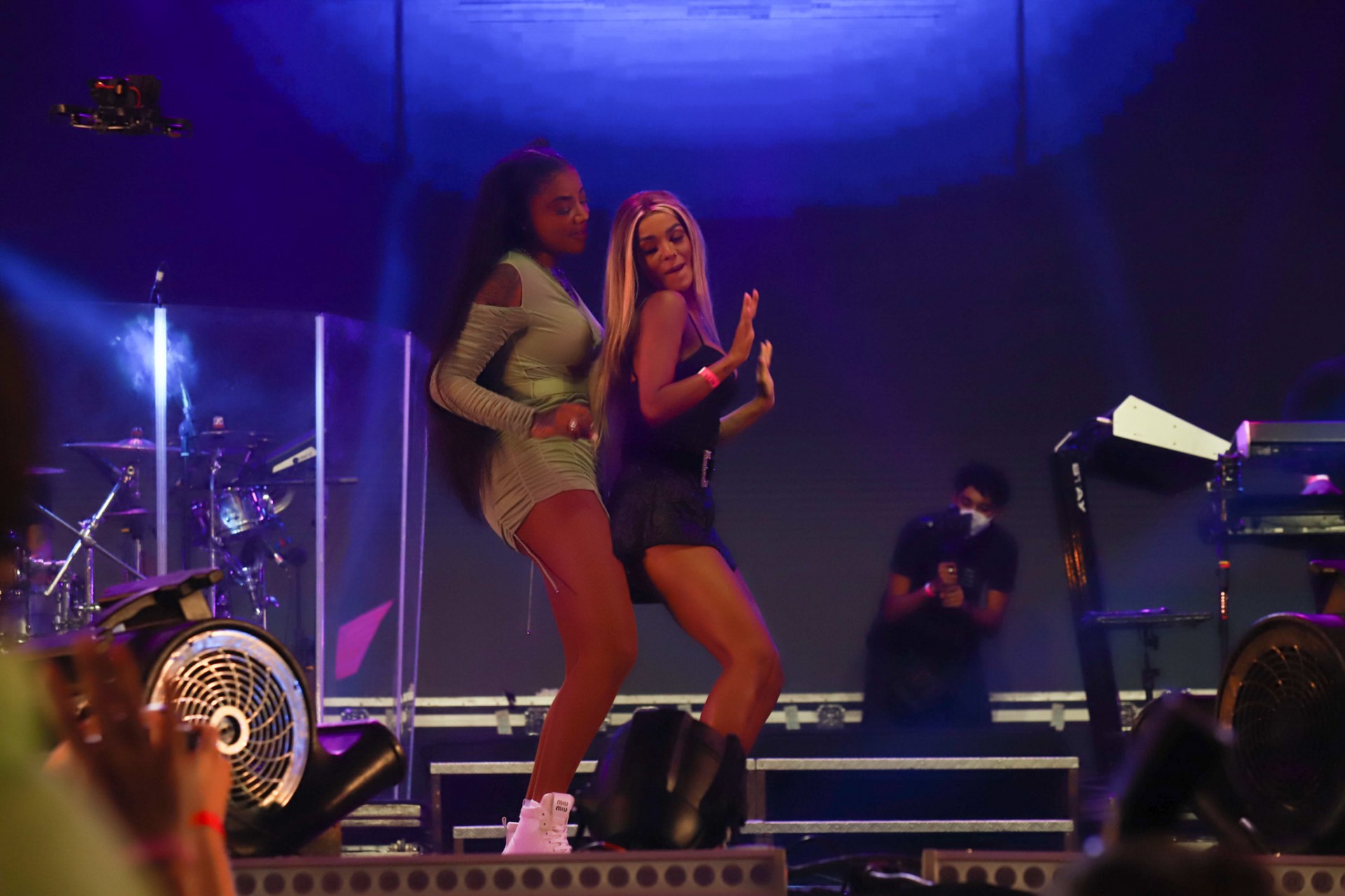 Ludmilla e a mulher Brunna Gon&ccedil;alves  - Ag. News