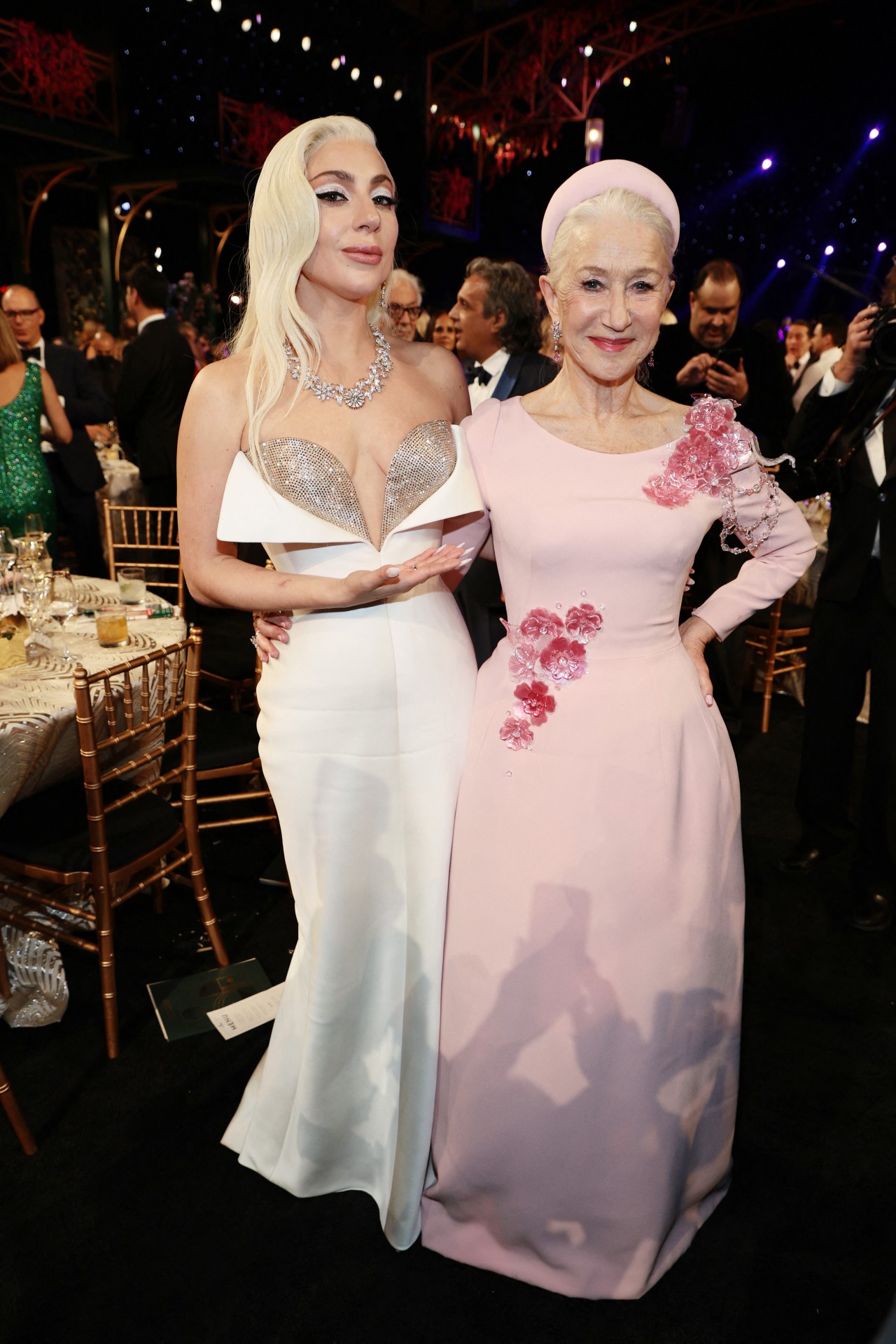 Lady Gaga e Hellen Mirren - AFP