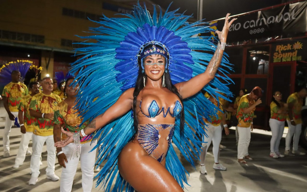 Apresenta&ccedil;&atilde;o da Unidos da Tijuca no segundo dia do evento Rio Carnaval