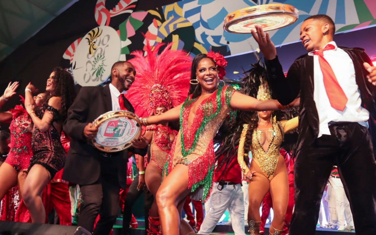 Adriana Bombom se apresenta no segundo dia do Rio Carnaval 2022 - Thiago Mattos / Ag. News