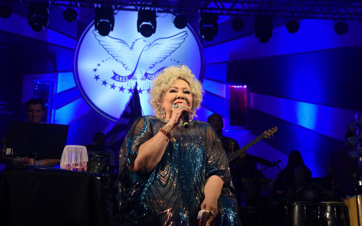 Alcione se apresenta na quadra da Portela
