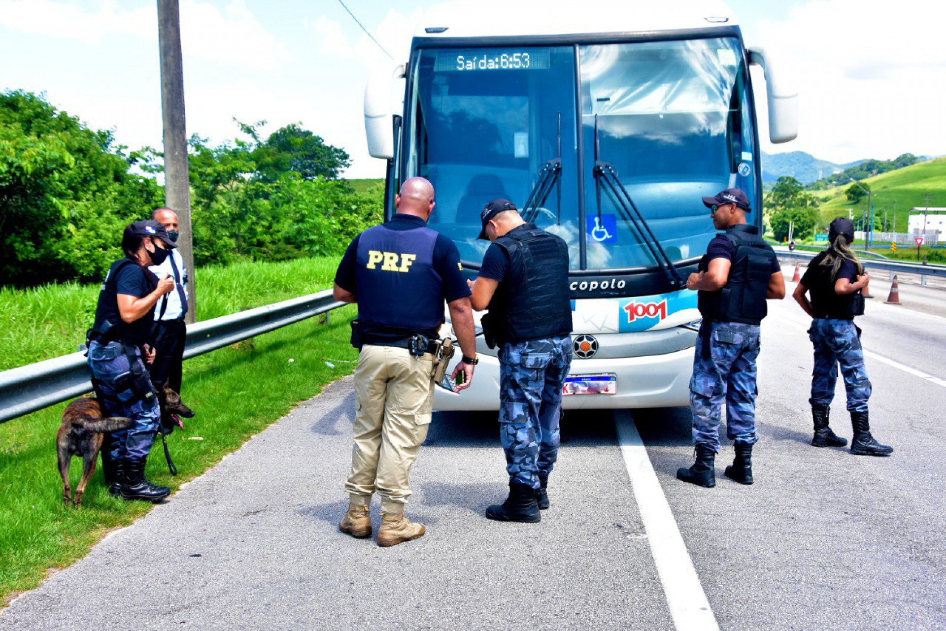 O policiamento também foi reforçado e seguirá durante todo o período de Carnaval, em Casimiro de Abreu/RJ - Divulgação