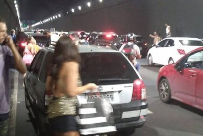 Túnel Rebouças é liberado após ocorrência policial para apurar suposto arrastão