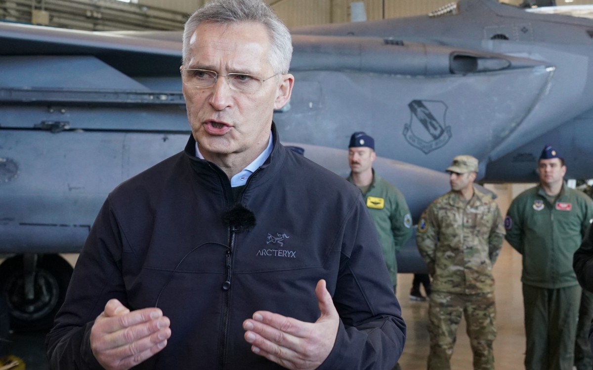 Secretário-geral da Organização do Tratado do Atlântico Norte (OTAN), Jens Stoltenberg