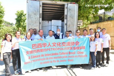 China doa 50 geladeiras para desabrigados de Petrópolis