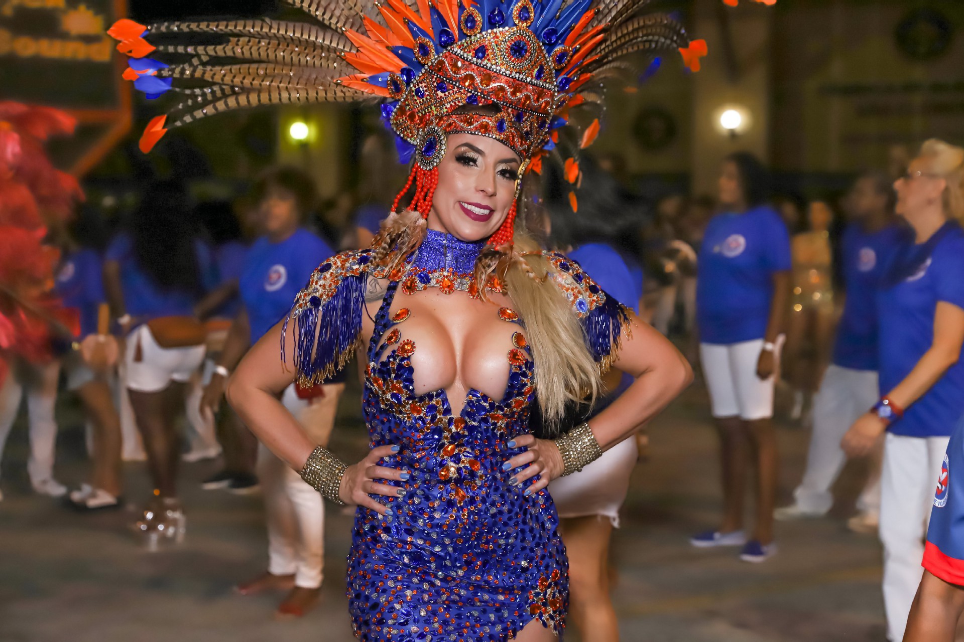 Ana Filipa participa da ala de passistas e integra o elenco show da agremiação desde 2011. - Arquivo pessoal