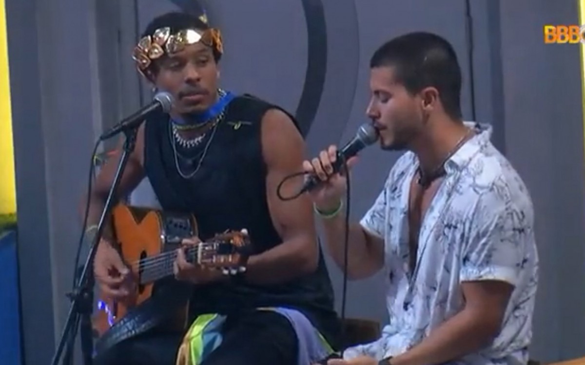 Paulo André e Arthur Aguiar - Reprodução/Globo