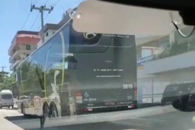 Ônibus de excursão desobedece decreto em Cabo Frio