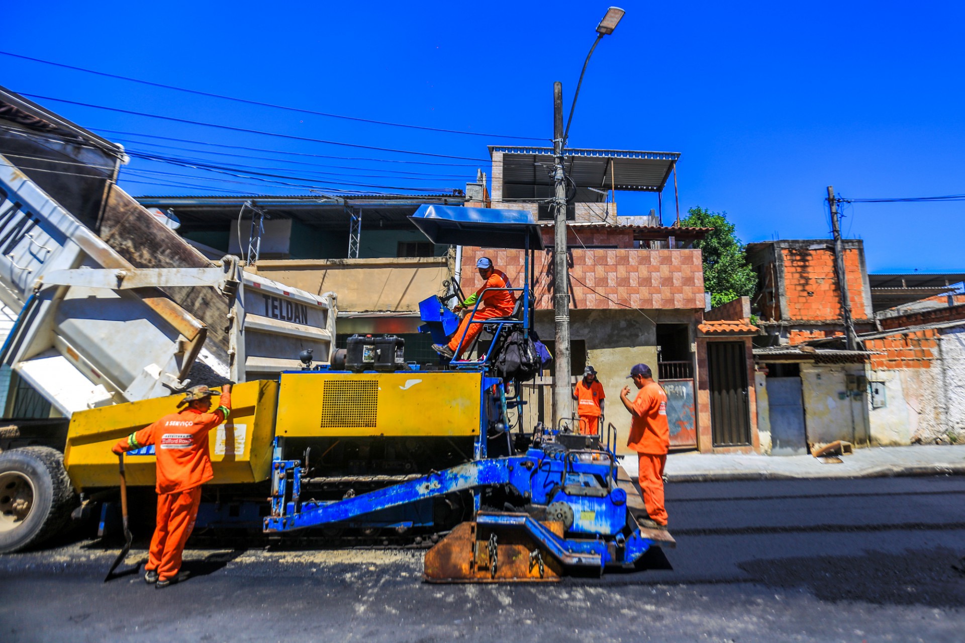 A Rua Nicarágua, em Heliópolis foi asfaltada, melhorando assim a vida dos moradores - Rafael Barreto / PMBR