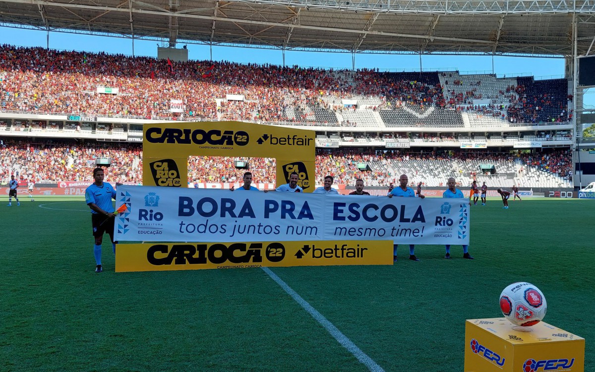 Campanha dos clubes cariocas para evitar evasão escolar no Rio - Rodrigo Sullivan - FERJ