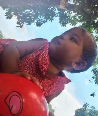 Maria Sofia Flora, de 1 ano e 10 meses, teria sido morta pela mãe e o padrasto em Realengo, Zona Oeste do Rio - Reprodução/ Redes Sociais