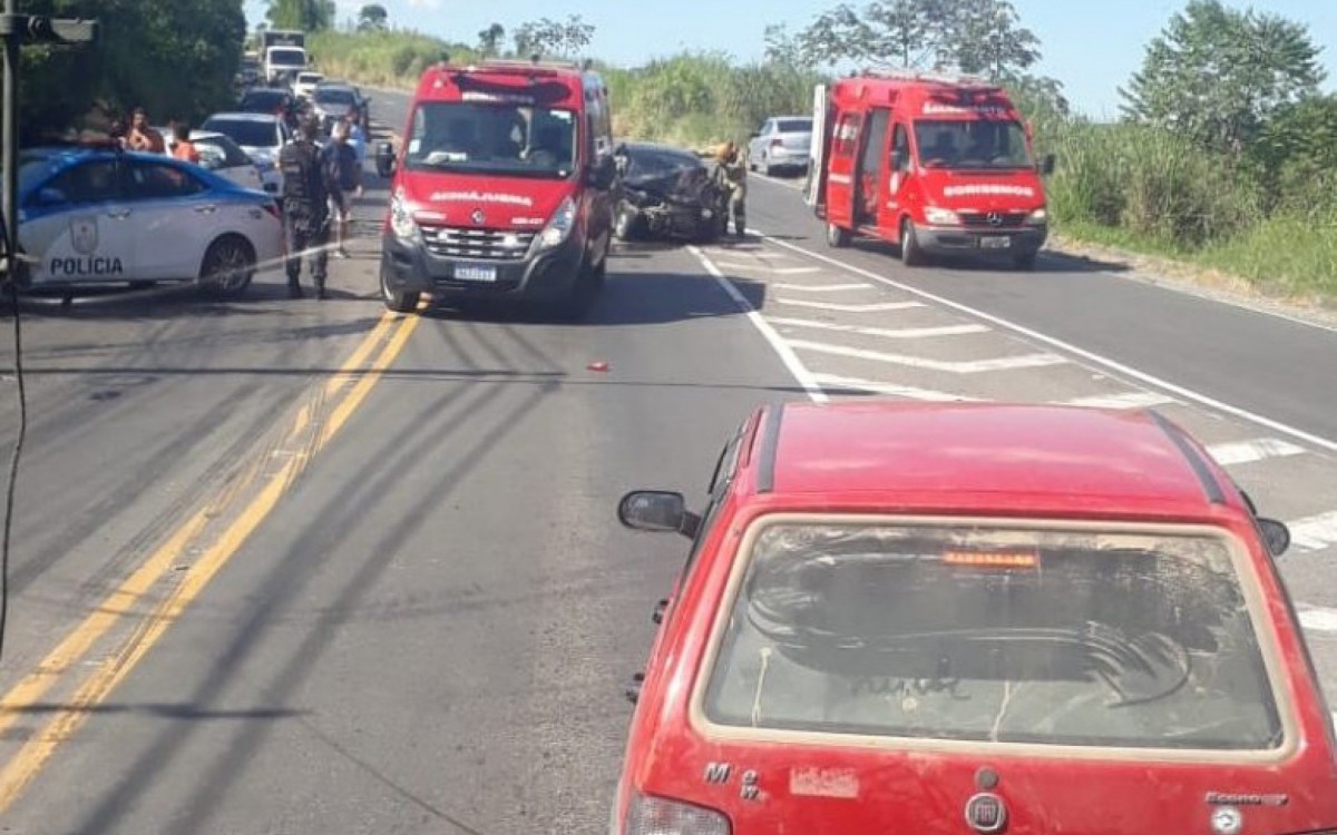 Acidente grave na Rodovia dos Metalúrgicos em Volta Redonda  - Reprodução/ Redes Sociais