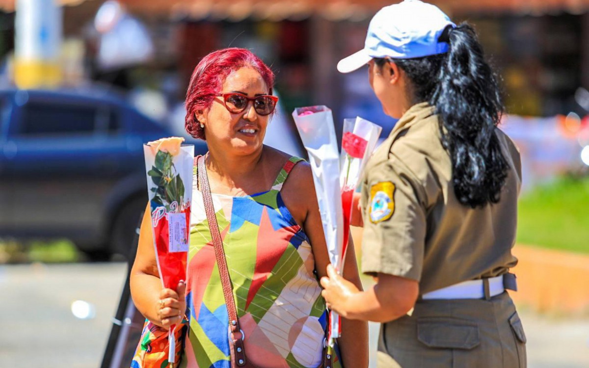 A Secretaria de Mobilidade Urbana fez campanha de conscientiza&ccedil;&atilde;o no tr&acirc;nsito