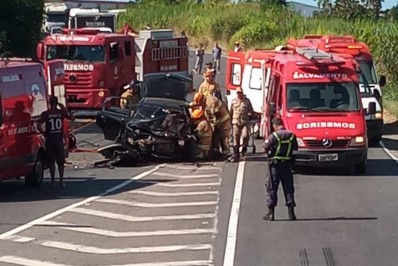 Colisão deixa um morto e cinco feridos em Volta Redonda