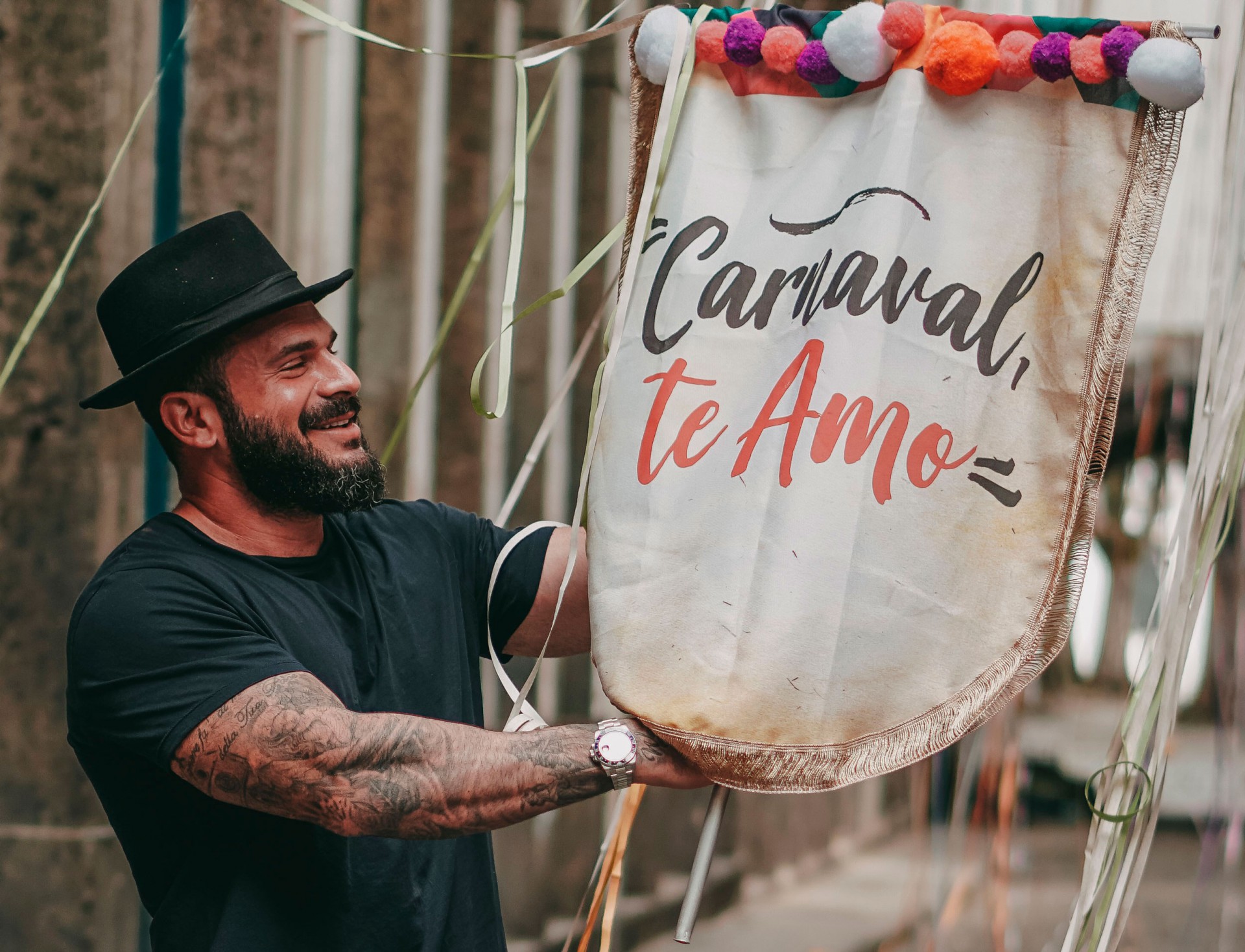 Gravação do clipe da Viradouro no Arco do Teles -  Wagner Rodrigues/ Divulgação